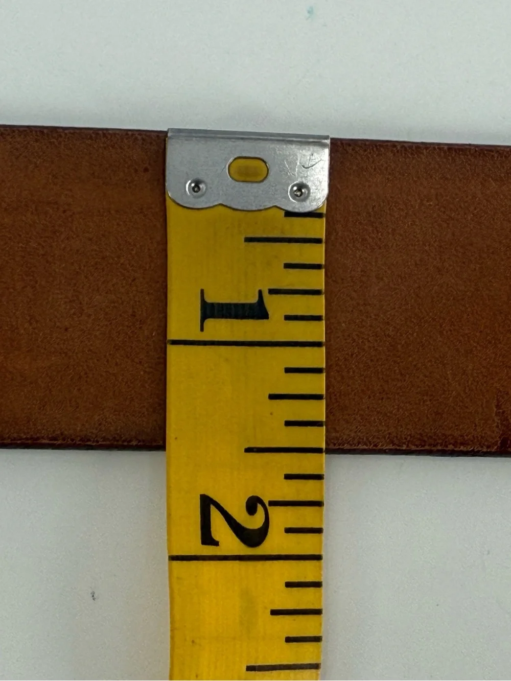 Stuart Weitzman Tan Italian Leather Belt M/L
